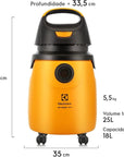 Aspirador de Água e Pó, GT30N, 110V, Electrolux