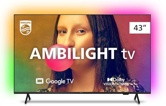 Smart Tv Philips Ambilight 43&quot; 4K 43PUG7908/78