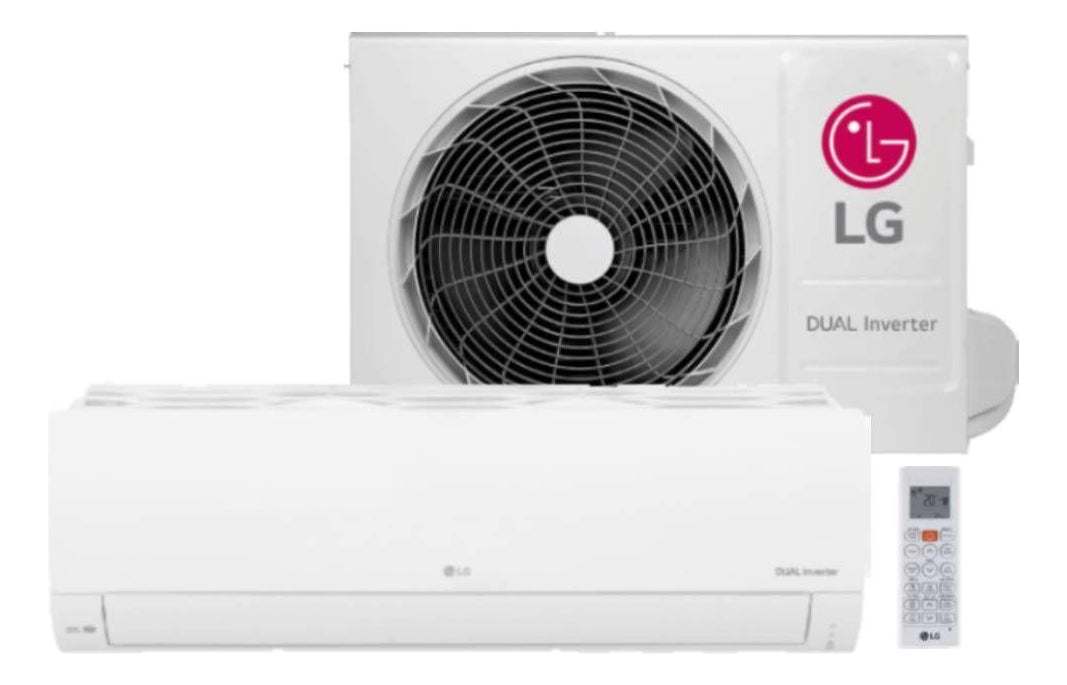 Ar Condicionado Hw LG Dual Inverter Voice 9.000 Btus Quente Frio R-32 Branco