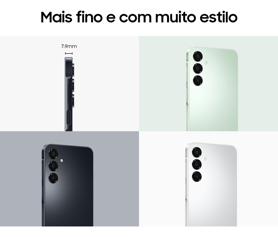 Smartphone Samsung Galaxy A16 128GB, 4GB RAM - Cinza