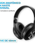 Fone De Ouvido Headphone Aiwa Hp-02-b Bluetooth