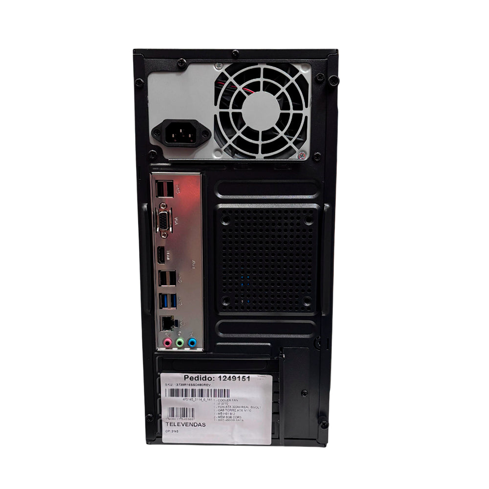 Microcomputador Intel Core I7 3770 8gb 480gb Ssd