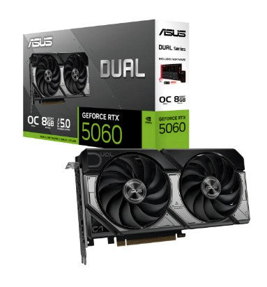 Placa De Vídeo Asus Rtx 5060 8gb Dual Gdr7 De 128 Bits