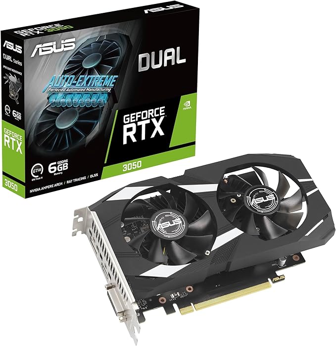 Placa De Vídeo Dupla Rtx 3050 Oc 6gb G6 96bit Pcie4.0/3.0