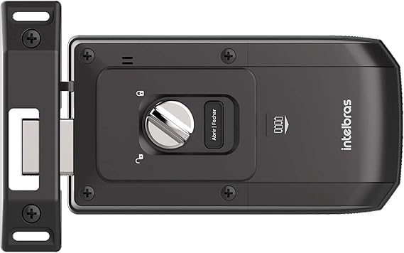 Fechadura Digital De Sobrepor Com Senha Fr 10 Preto Intelbras