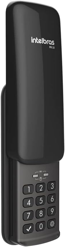 Fechadura Digital De Sobrepor Com Senha Fr 10 Preto Intelbras