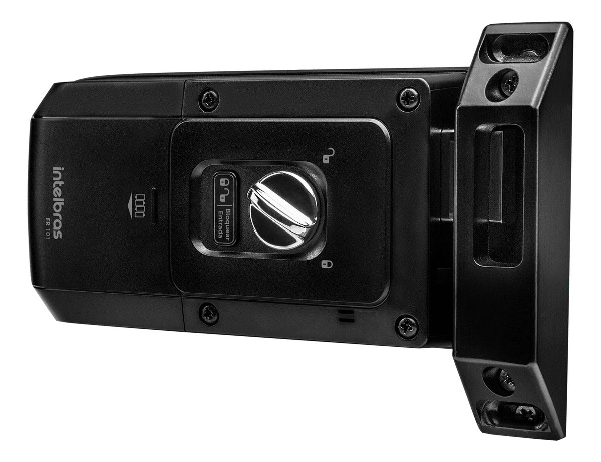 Fechadura Digital De Sobrepor Touch Screen Fr 101 Preta