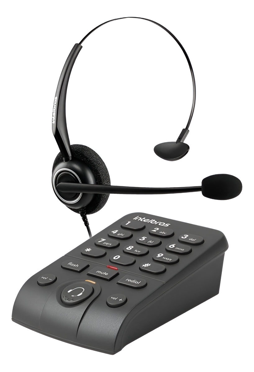 Telefone Hedset HSB 50 Preto Intelbras