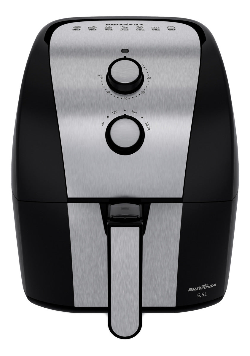 Fritadeira Air Fryer Britânia 5,5L 1500W Gold BFR51 220V