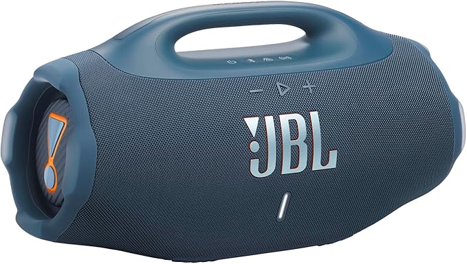 Caixa De Som Bluetooth Jbl Boombox 4 Azul Azul