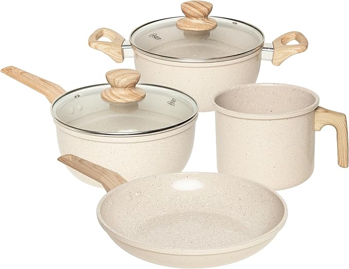 Jogo De Panela 4 Peças Indução Antiaderente Cream Oster