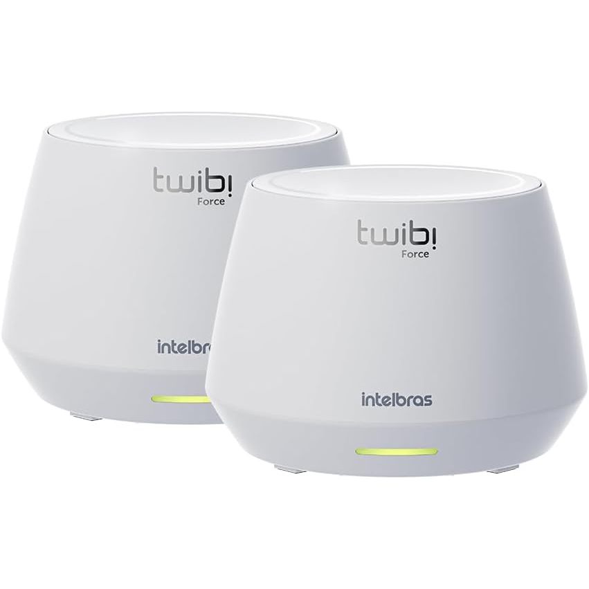 Conjunto Roteador Mesh Wifi 6 Intelbras Twibi Force Ax 2 Unidades