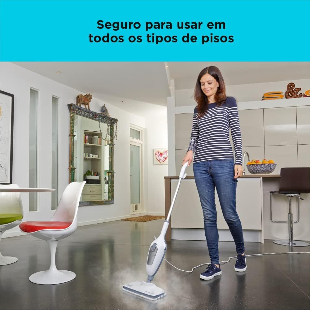 Vaporizador Piso 7 Em 1 Black+decker Vl1300br 127v 1200w Branco 127v