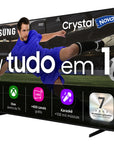 Smart Tv 43" Samsung U8100f Crystal Uhd 4k 2025 - Preto