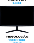 MONITOR BRX LED 21" HDMI+VGA 60Hz 110/220v MBRX21BK