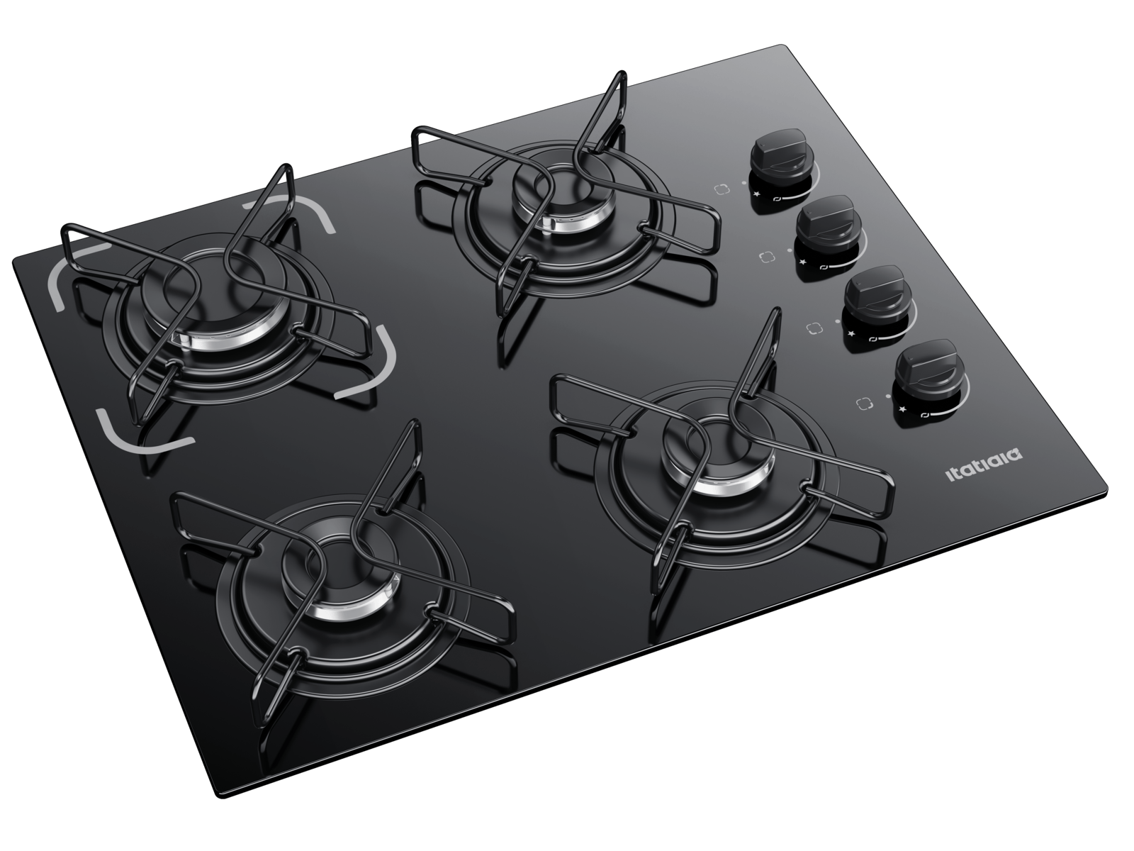 Cooktop Itatiaia Essencial 4 Bocas - Preto