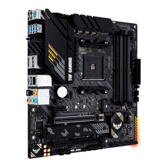 Placa-mãe Asus P/amd Am4 B550m-plus Tuf Gaming 4xddr4 Matx