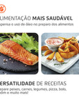 Fritadeira Air Fryer Forno Oven 12L Mondial AFO-12L-BI 110V
