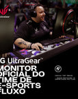 Monitor Gamer 34" LG Ultragear Curvo –Tela VA  34GP63A-B