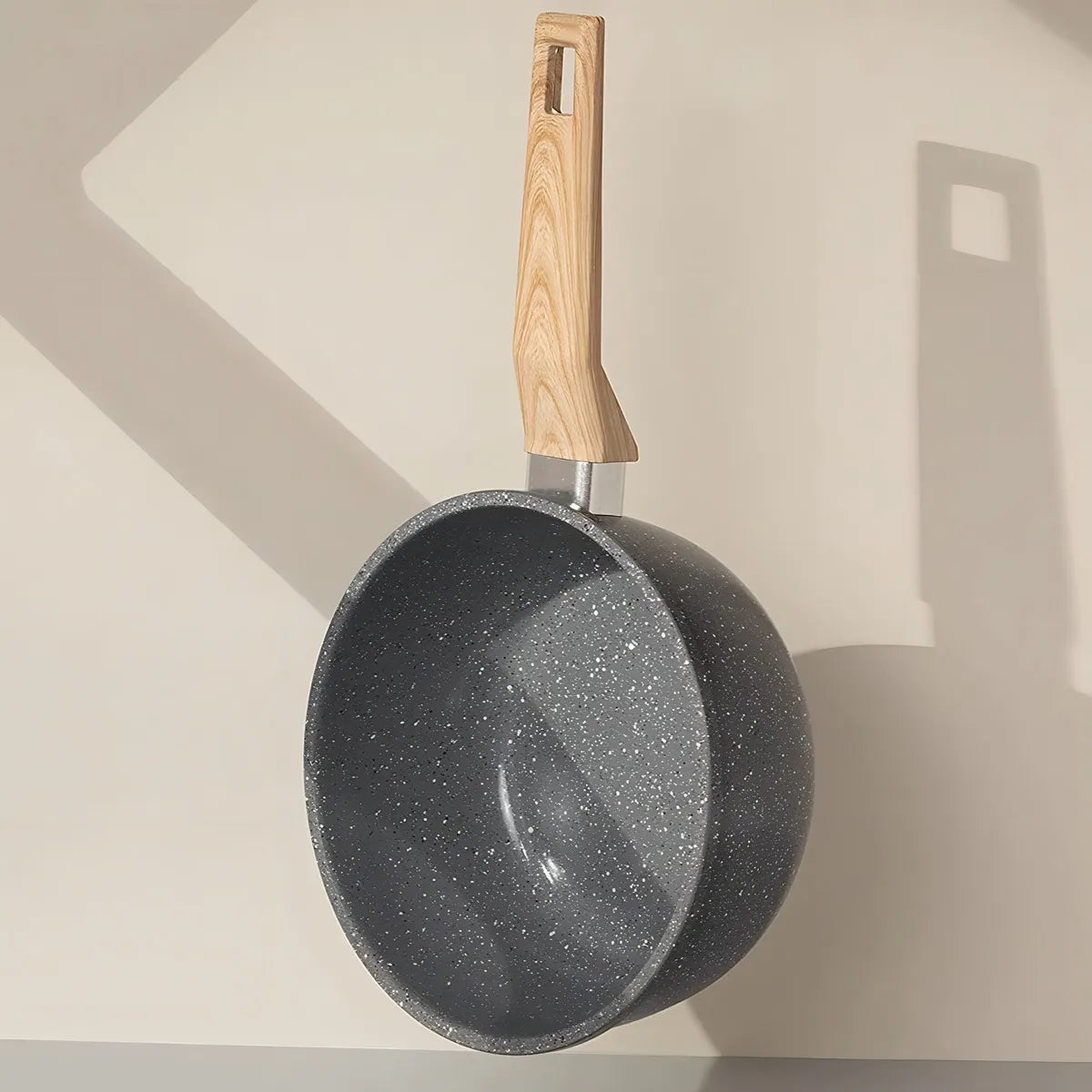 Conjunto De Panelas 5 Peças Marble Edition - Dark Grey