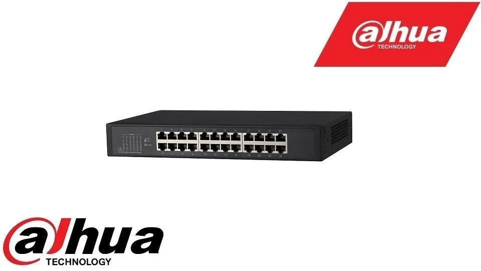 SWITCH DAHUA GIGABIT DE 24 PORTAS DH-PFS3024-24GT