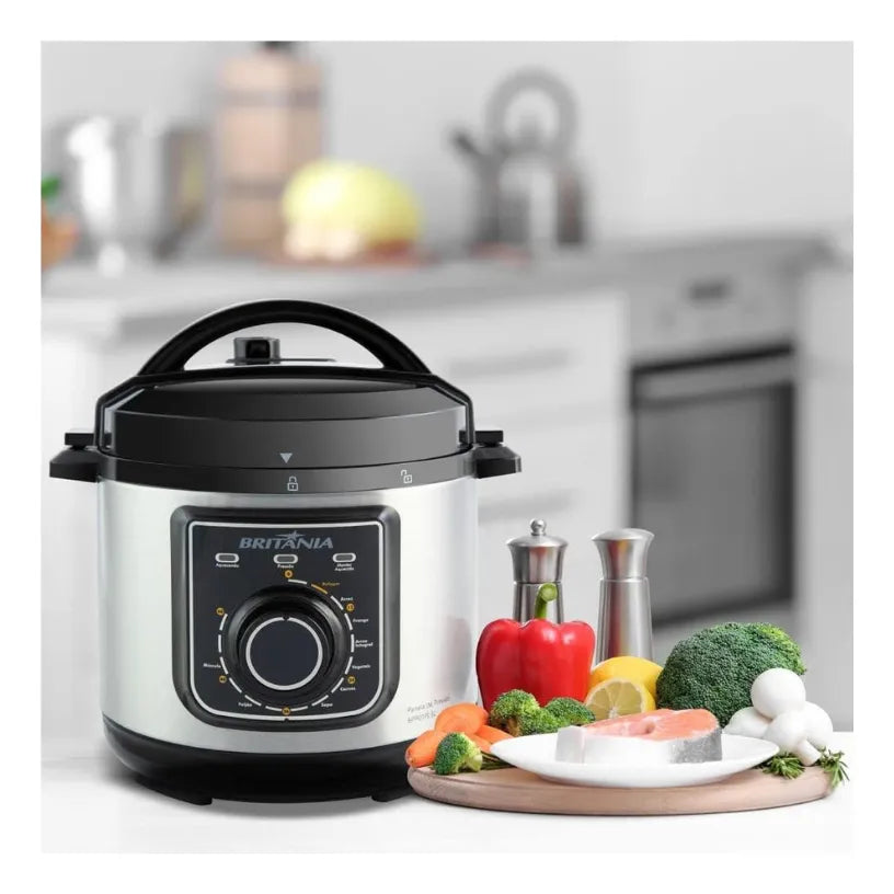 Panela de Pressão Britânia BPP01PI Multifuncional 3L - 127V