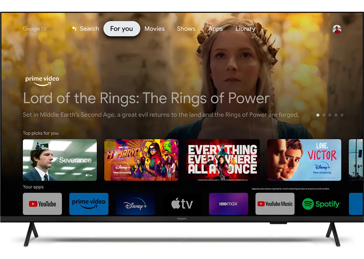 Smart TV Philips 55" Google TV 4K 55PUG7408/78