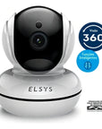 Câmera Inteligente Wifi Giratória Full HD MYRA 360 ESC-WR5F