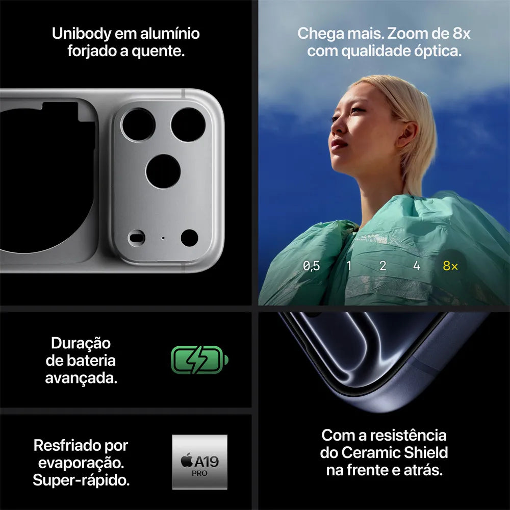 iPhone 17 Pro 256GB - Laranja-cósmico