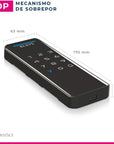 Fechadura Digital de Sobrepor ELSYS, Com Senha, Preto