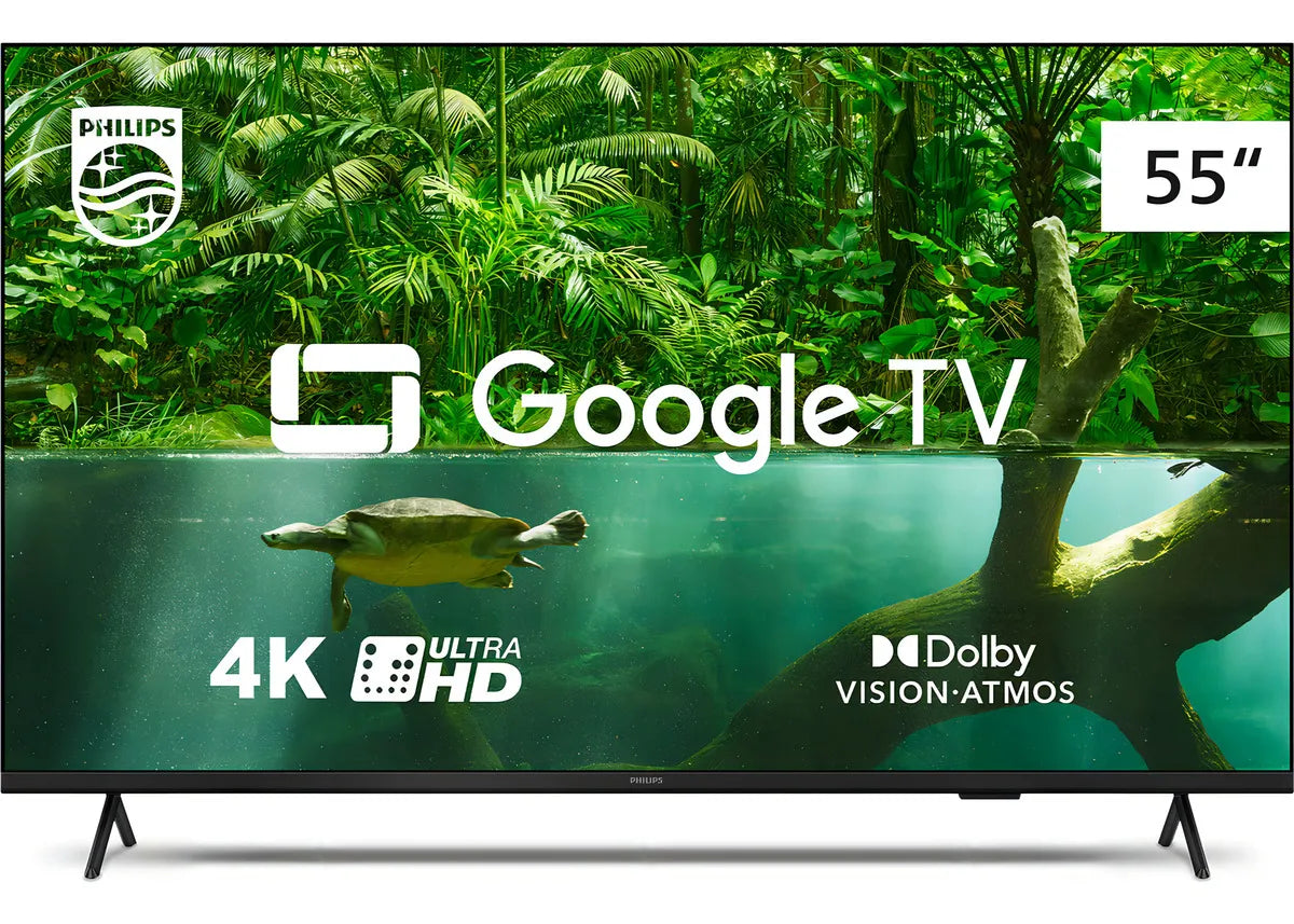 Smart TV Philips 55" Google TV 4K 55PUG7408/78