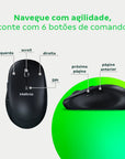 MOUSE INTELBRAS MSI200 -SEM FIO PRETO BLISTER