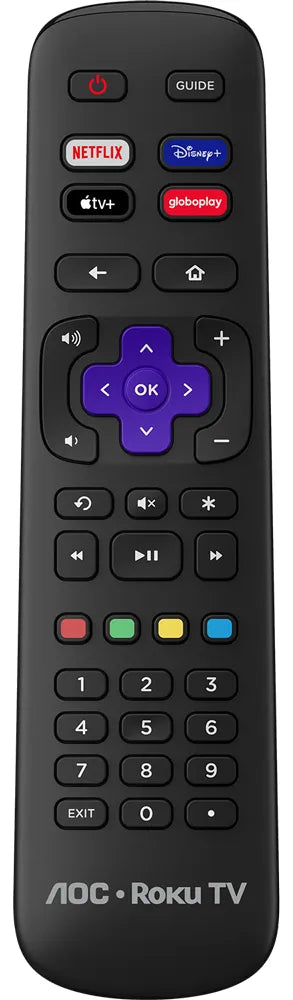 Smart Tv 43" Full Hd Aoc Roku Tv 43s5045/78g Hdmi 1 Usb Wifi