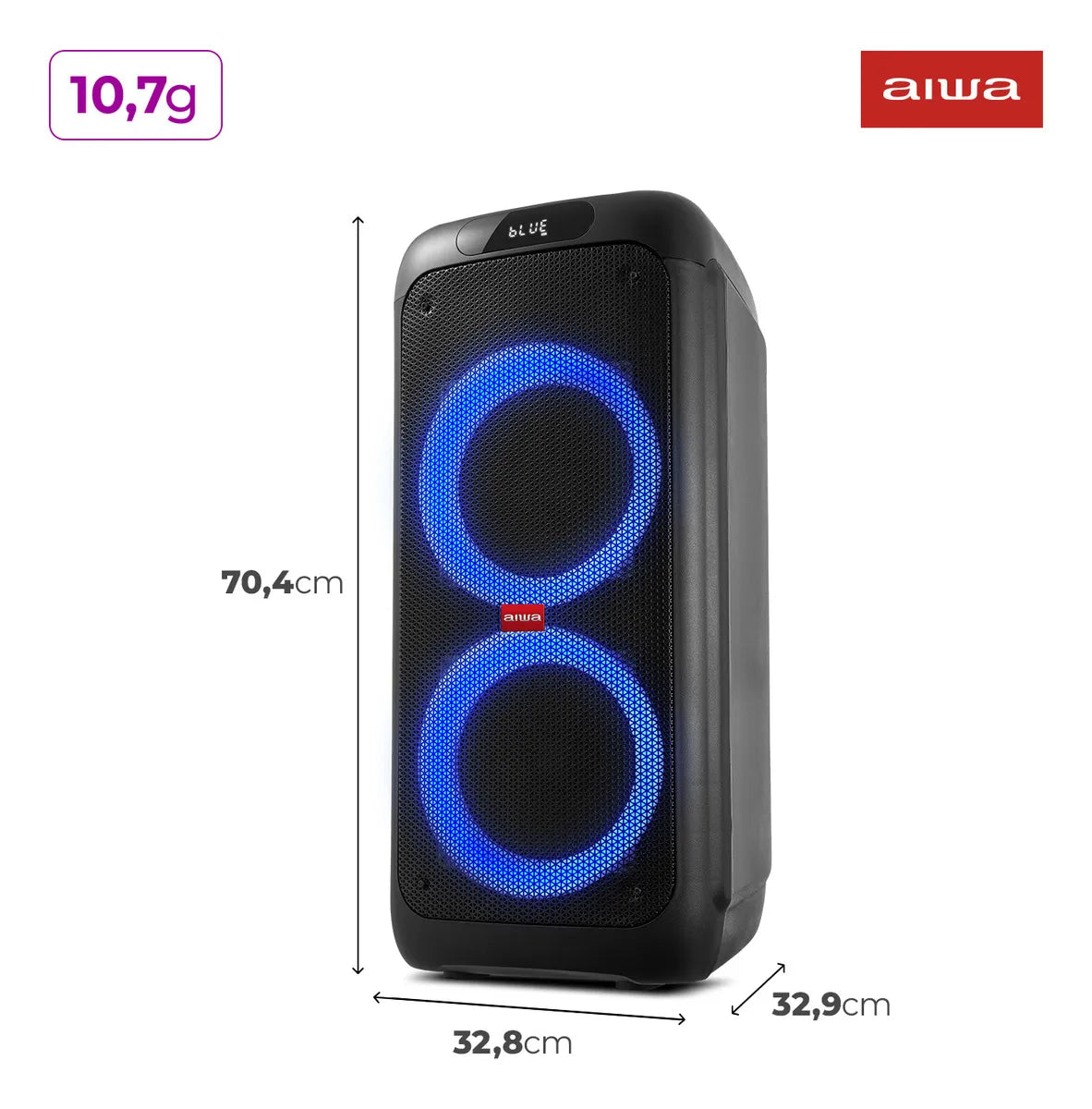 Caixa de Som PartyBox AIWA PB-01 BT