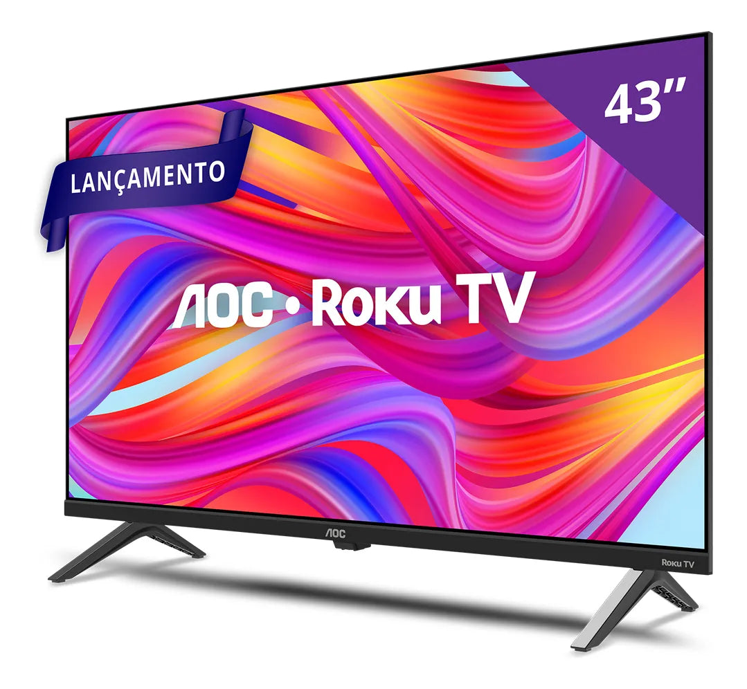 Smart Tv 43" Full Hd Aoc Roku Tv 43s5045/78g Hdmi 1 Usb Wifi