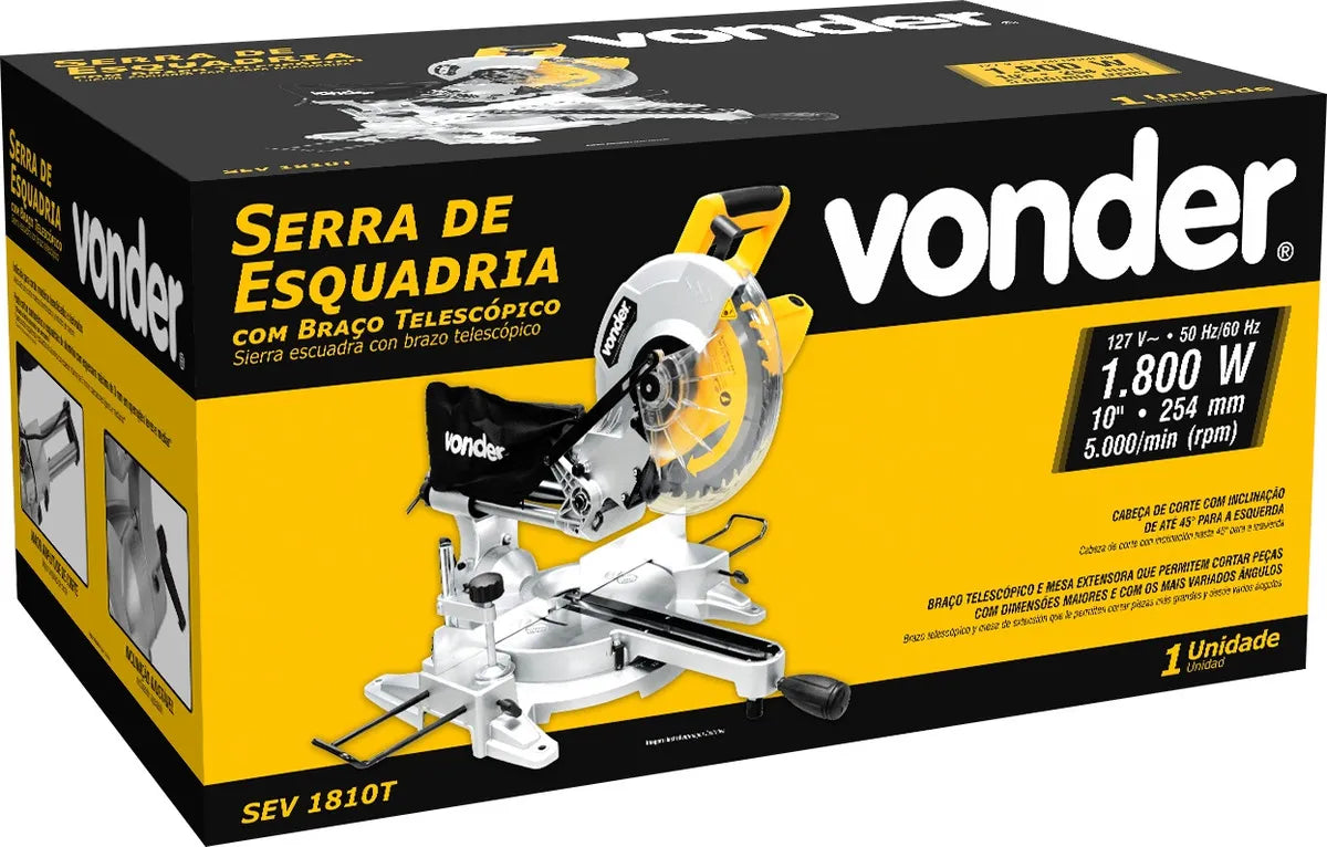 SERRA ESQUAD 10" TELESC SEV1810T 220V VD
