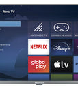 Smart TV 32" Britânia BTV32G7PR2CSGBLH HD LED HDMI Roku TV