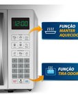 Micro-Ondas, Mondial, Branco, 1200W - MO-01-21-W 220v