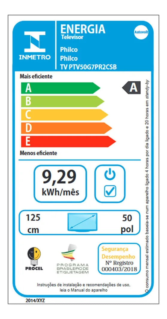 Smart TV 50&quot; Philco PTV50G7PR2CSB 4K Roku TV Led Dolby Audio