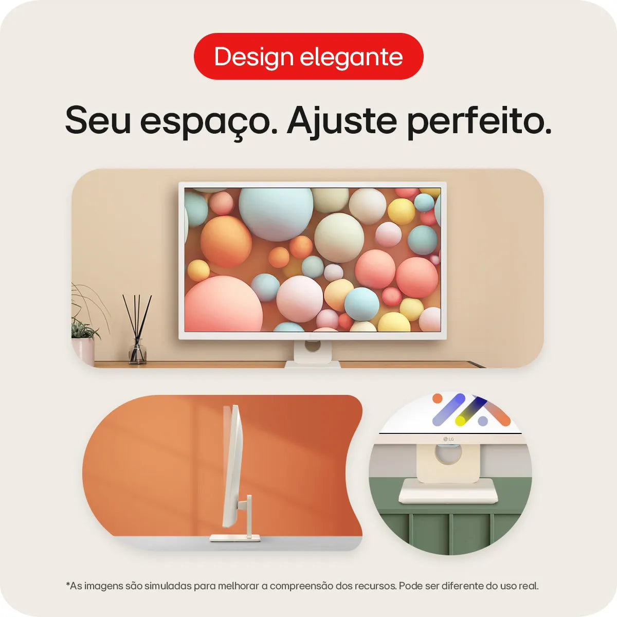 Monitor LG MyView Smart - Tela IPS de 32”, FHD, WebOS, ThinQ