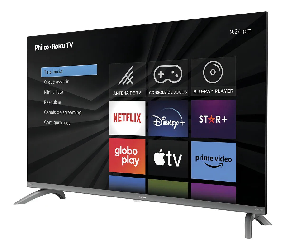 Smart Tv 32 Philco Led Roku Tv Hd Dolby Audio Bivolt P32CRA