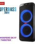 Caixa de Som PartyBox AIWA PB-01 BT
