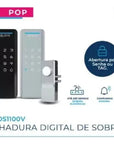 Fechadura Digital de Sobrepor ELSYS, Com Senha, Preto