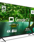 Smart TV Philips 55" Google TV 4K 55PUG7408/78