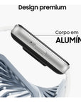 Samsung Smartwatch Galaxy Fit3 Prata, Pulseira Branca