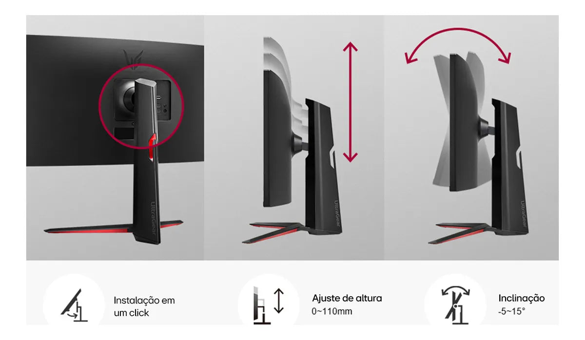 Monitor Gamer 34" LG Ultragear Curvo –Tela VA  34GP63A-B