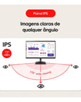 Monitor PC Gamer LG 24” IPS, Full HD, 100Hz, HDMI - 24MS500-B