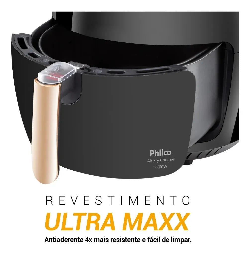 Fritadeira Air Fryer Philco Chrome 5.5L PFR02PC - 127V