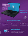 Notebook Positivo Vision i15 Lumina Bar Core i3-N300, W11