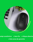 MOUSE INTELBRAS MSI100 -SEM FIO PRETO BLISTER